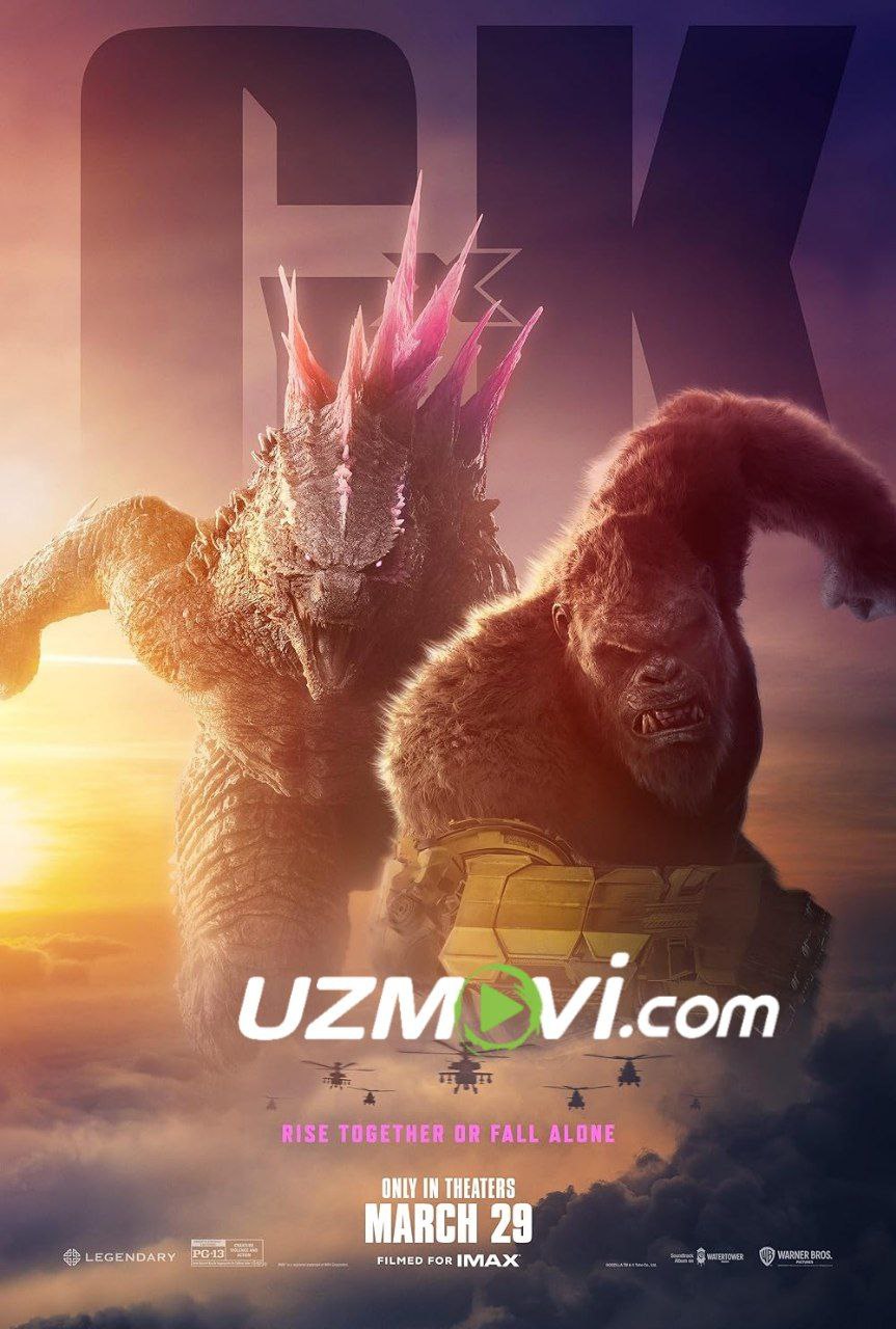 Godzilla Kongga qarshi yangi imperiya premeyra uzbek o'zbek tilida